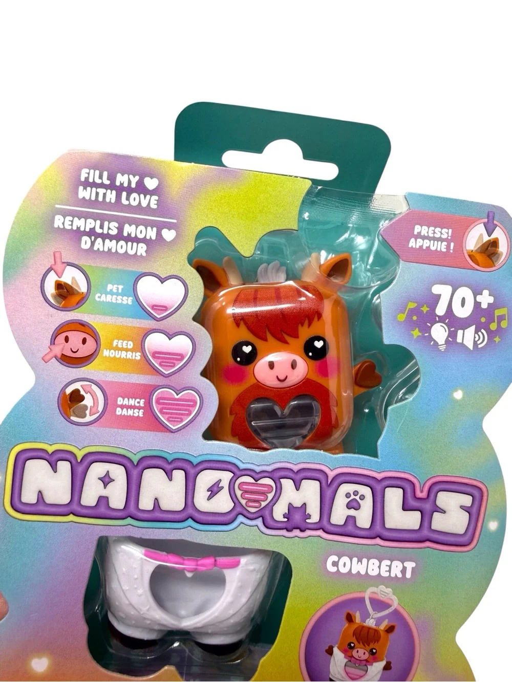 NEW Nanomals Cowbert The Highland Cow Electronic Pet Cow Toy 2025 Hasbro SEALED